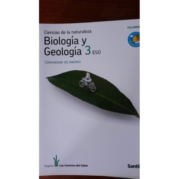 BIOLOGÍA Y GEOLOGÍA, 3 ESO. Proyecto los Caminos del Saber. Mochila Ligera. Volumen 4. Comunidad de Madrid